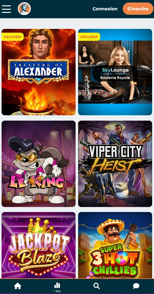 alexander mobile games page