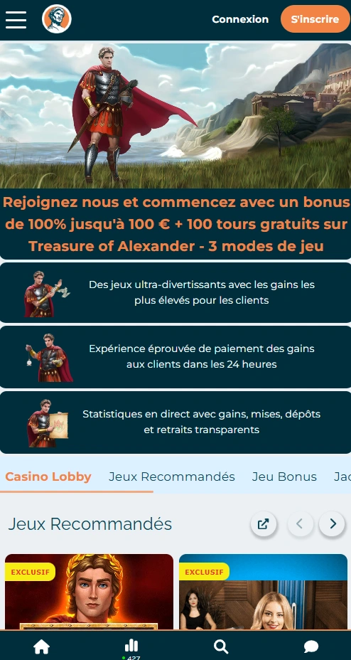 alexander mobile home page